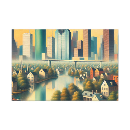 "Enigmatic Dream of Houston" - Canvas