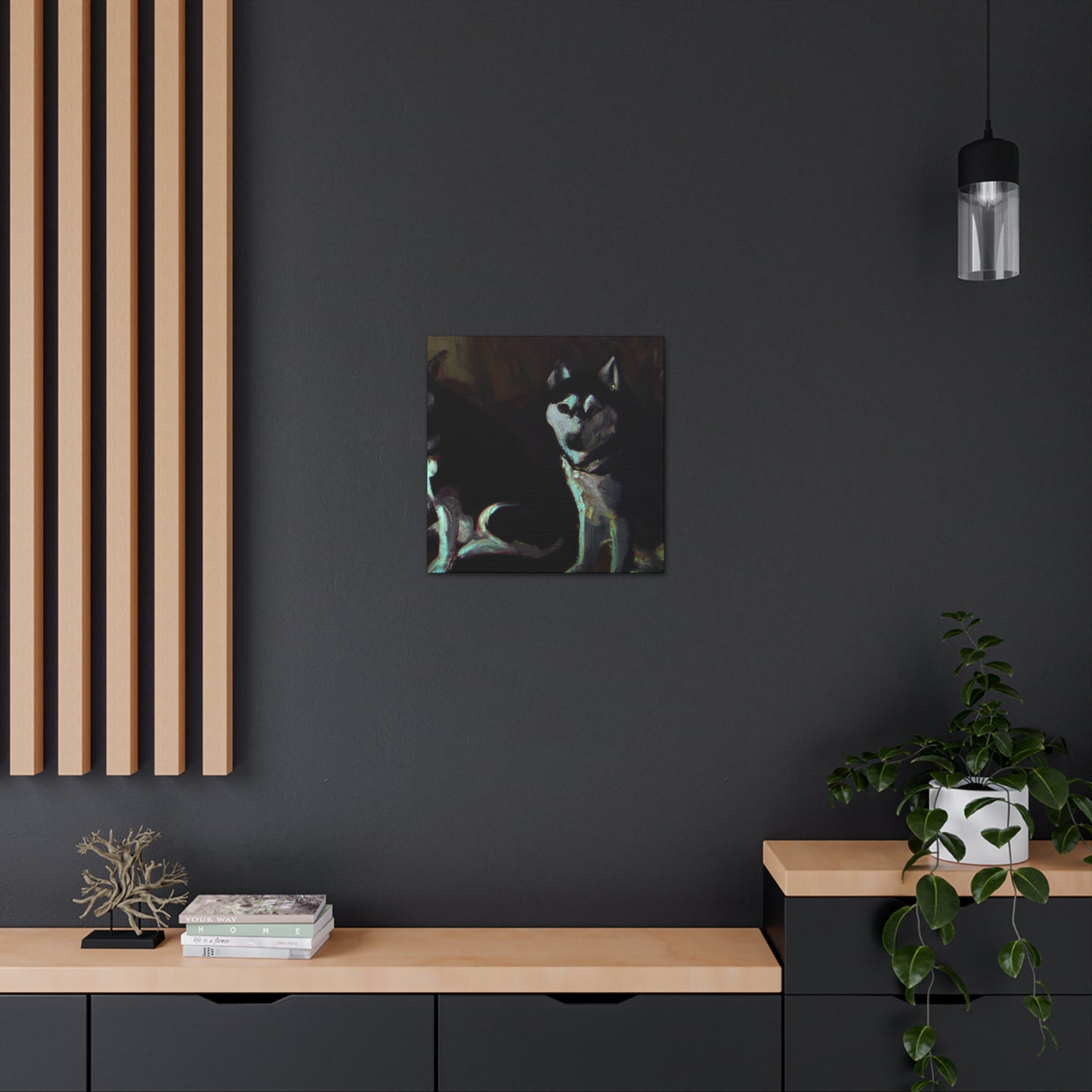 Siberian Husky Gaze - Canvas