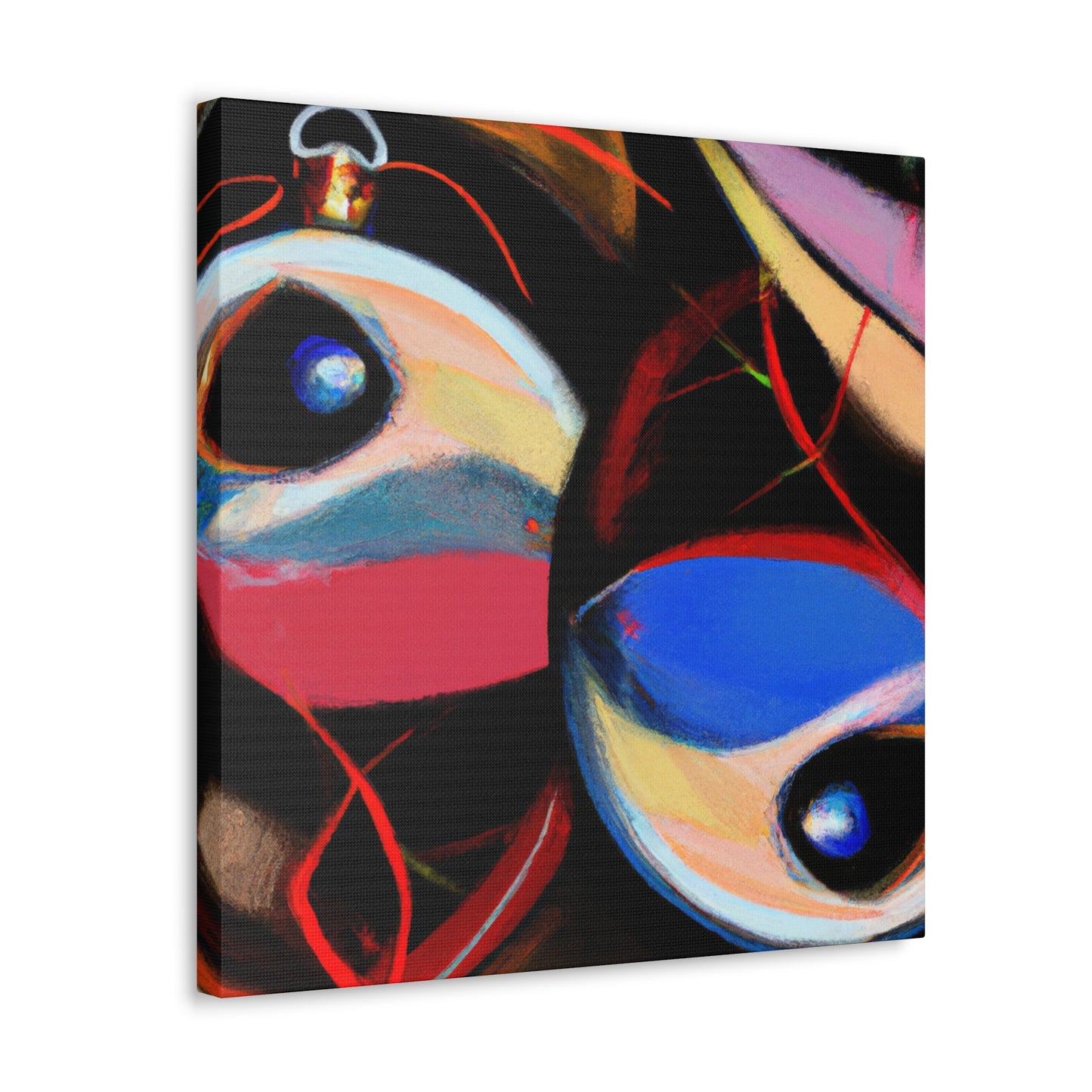 Christmas Ornament Abstraction - Canvas