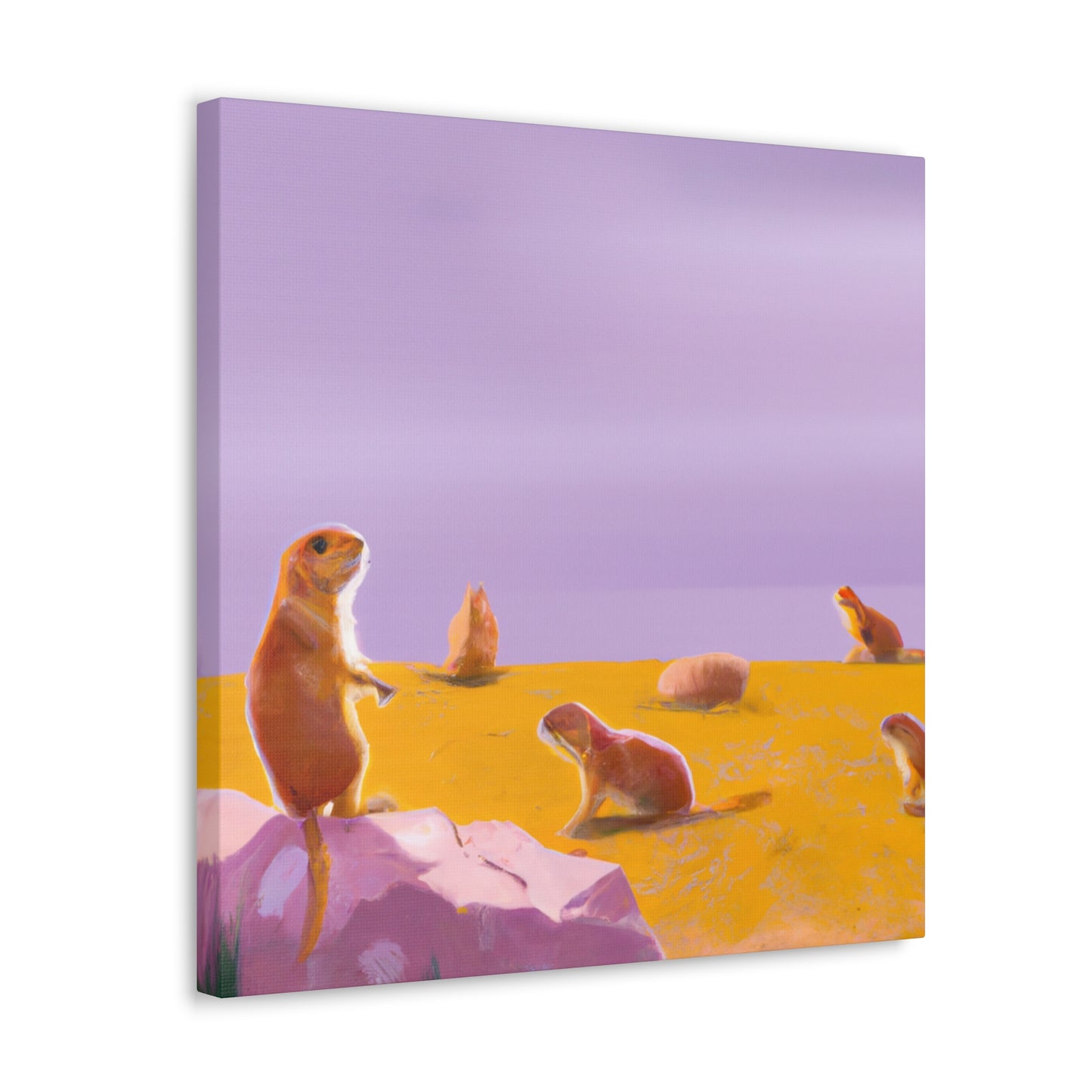 "Prairie Dog Surrealism" - Canvas