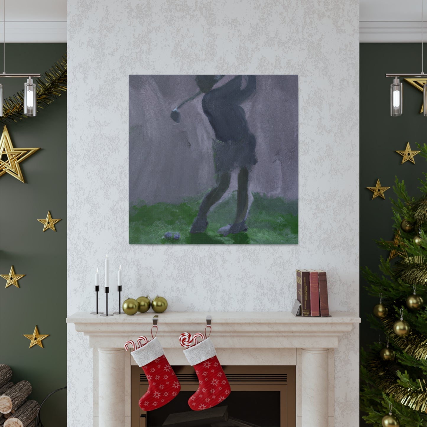 Golfers in Impressionism - Canvas