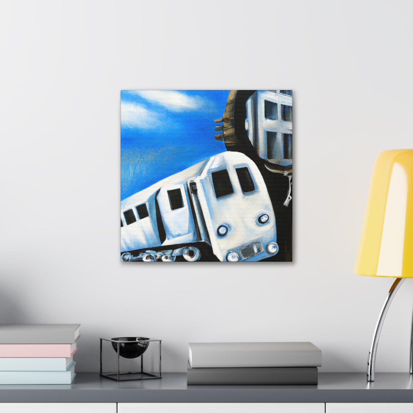 Train in the Clouds - Canvas