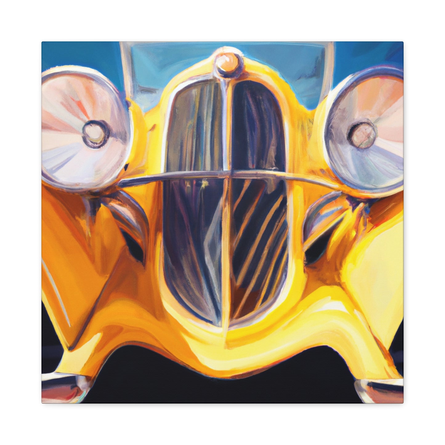 Retro Automobile Dream - Canvas