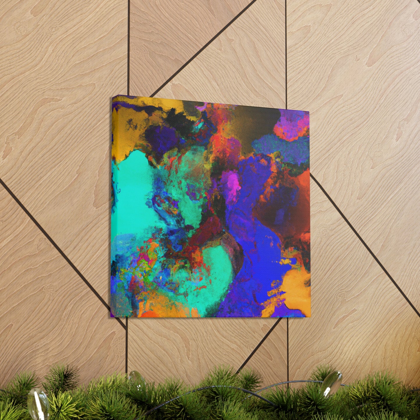 "Retropathic Prisms Splendour" - Canvas