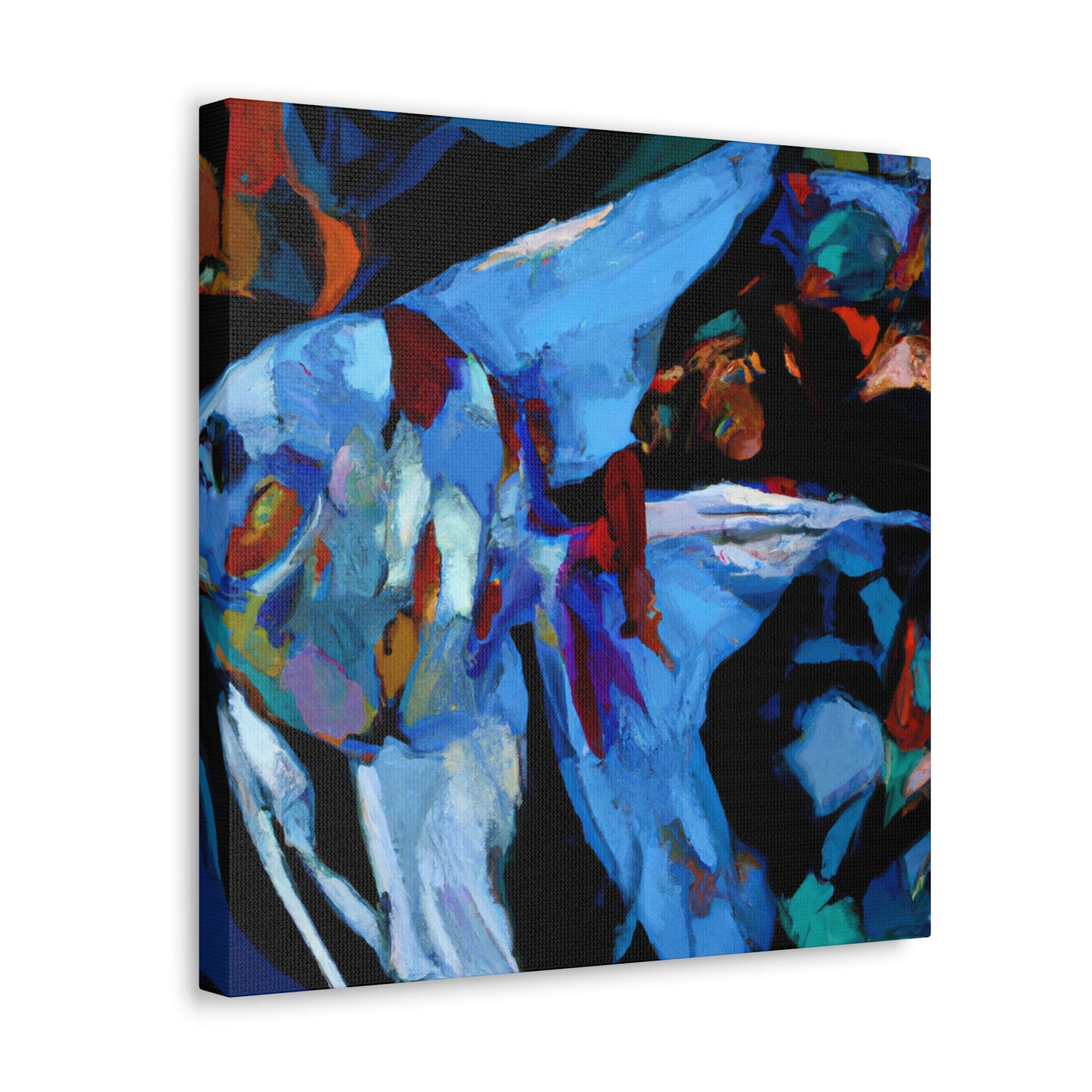 Angelfish in Moonlight - Canvas