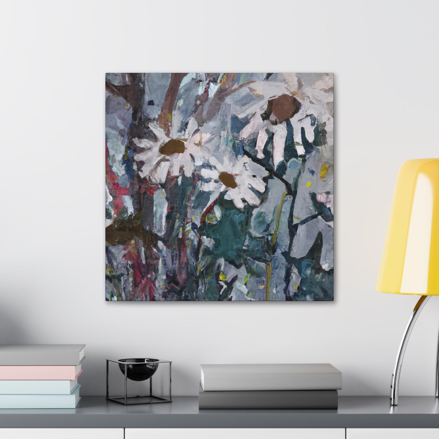 Daisy Ablaze in Color - Canvas