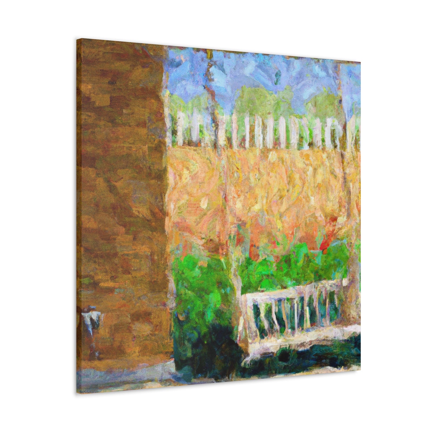 Swinging in Impressionism - Canvas