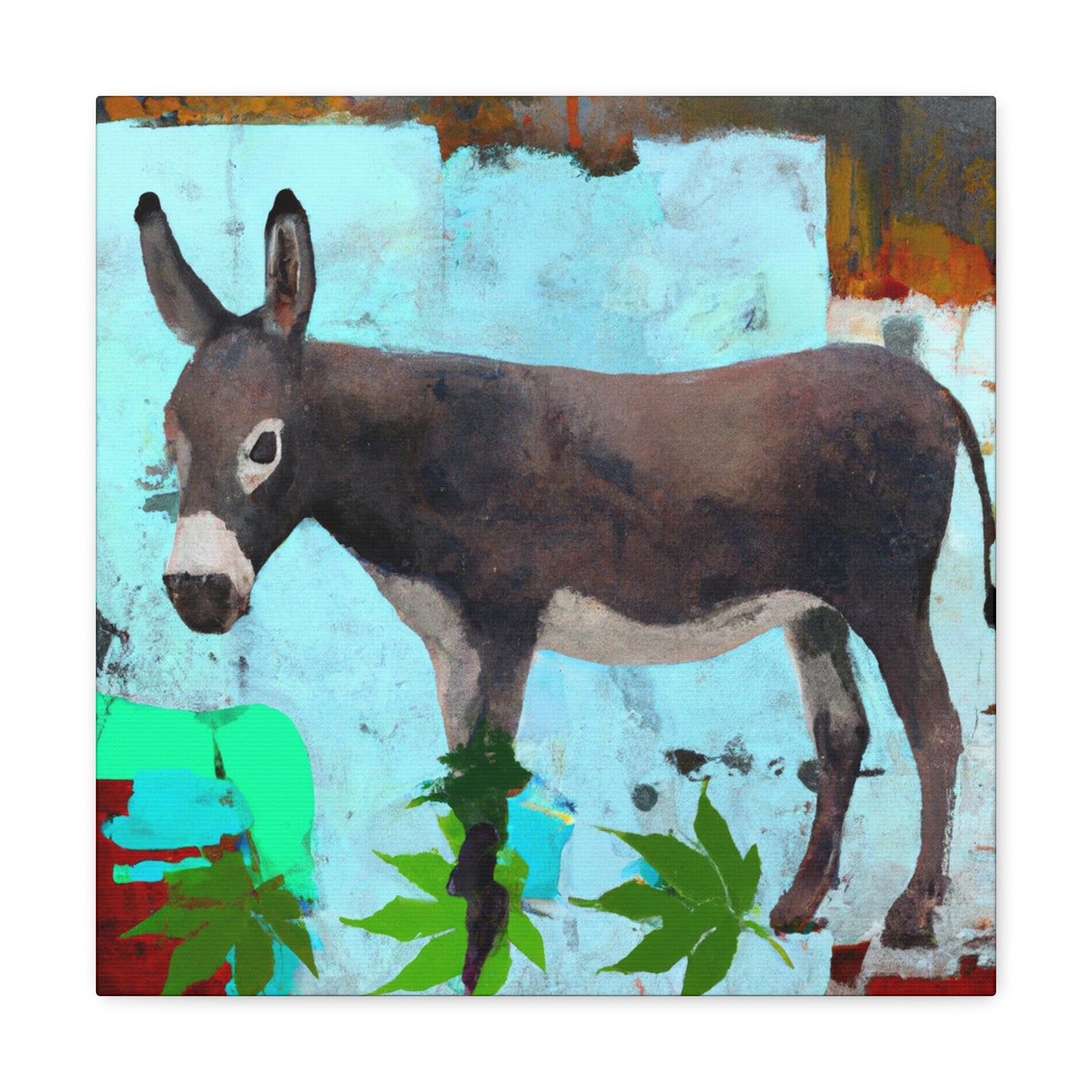 Ode to Donkey Art - Canvas