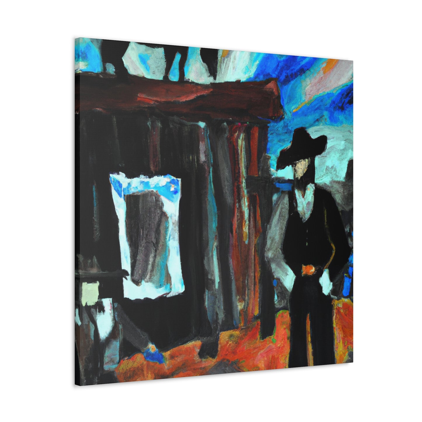 "Saloon in the 1940s" - Canvas