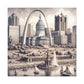 "Serene St. Louis Splendor" - Canvas