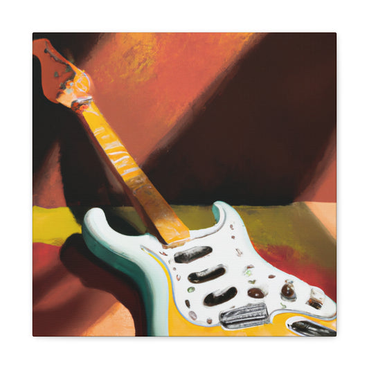 "Fender's Jazz Deco" - Canvas