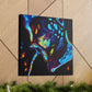 "Stingray Art Deco Gloss" - Canvas