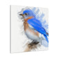 Divine Bluebird Beauty - Canvas