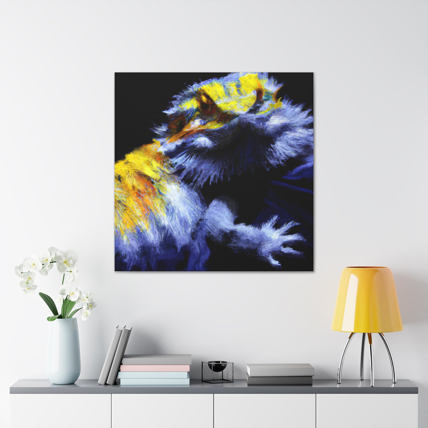 "Bearded Dragon Brilliance" - Canvas