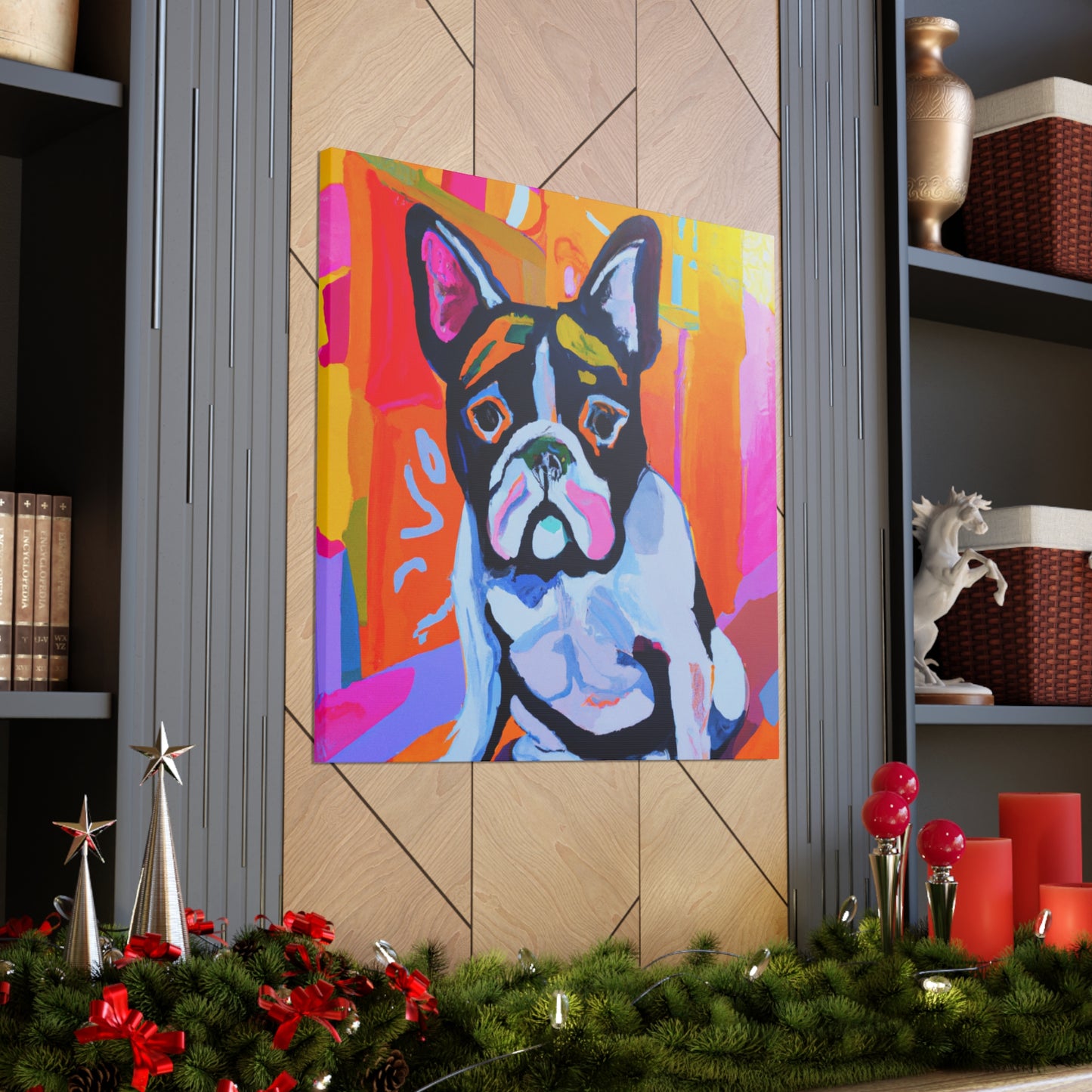 "French Bulldog Portrait" - Canvas