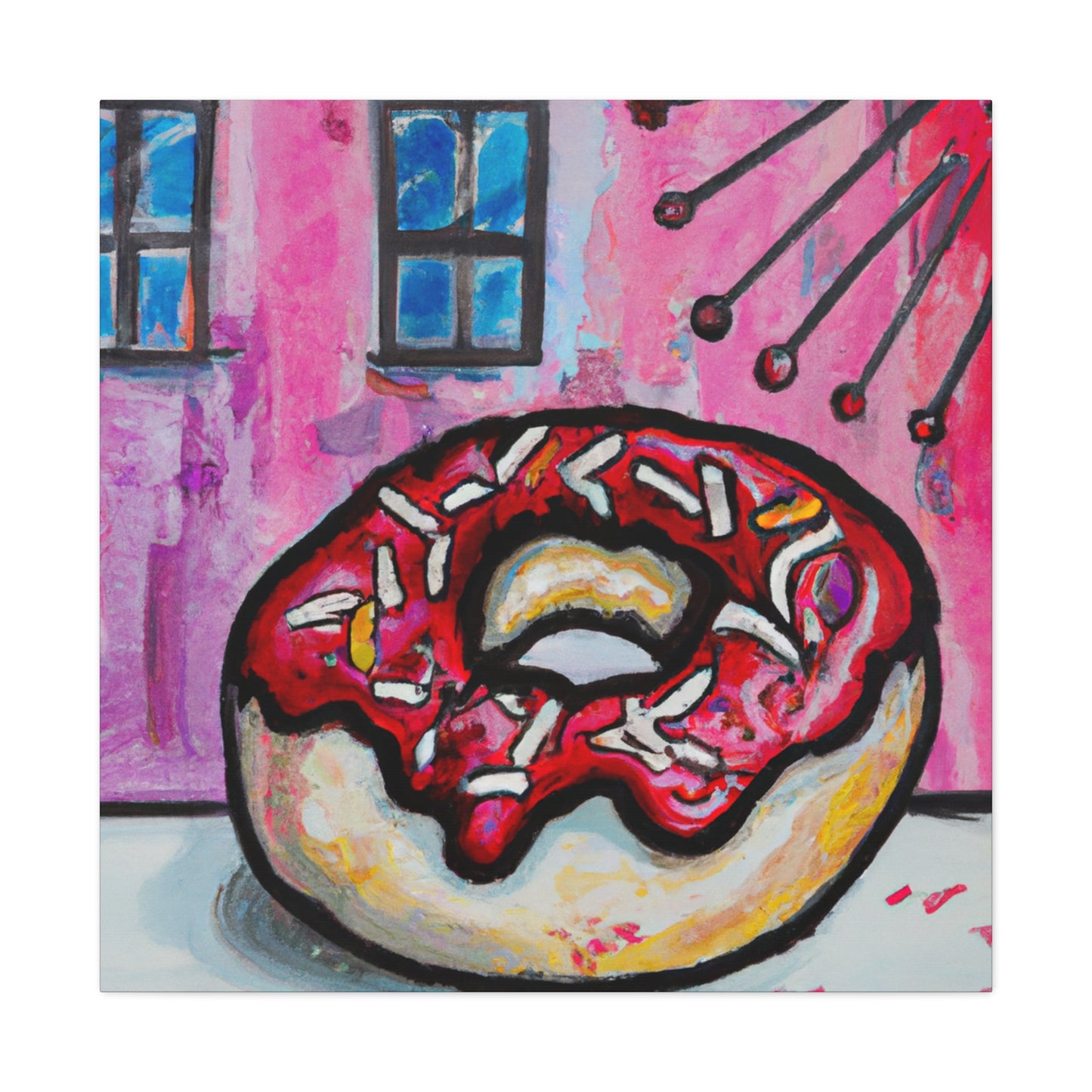 Doughnut Decadence Dreams - Canvas