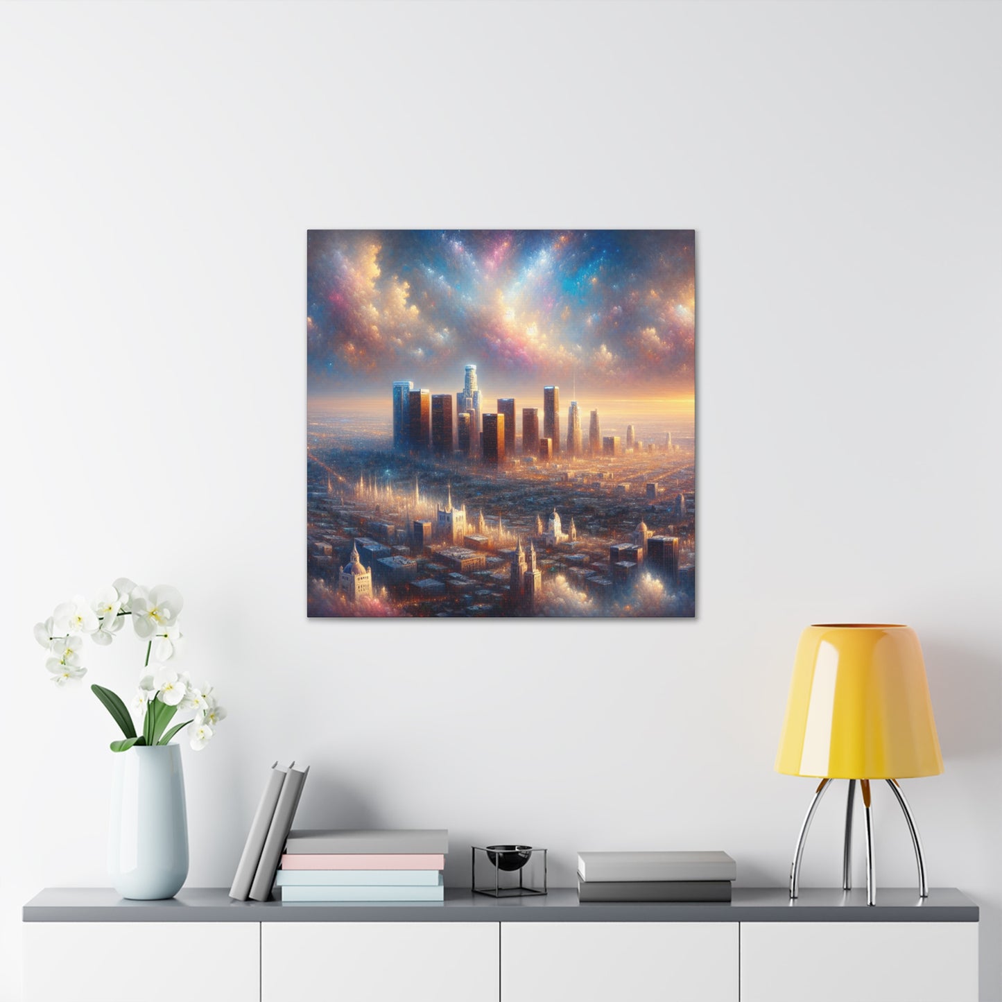 "City of Angels Resplendent" - Canvas