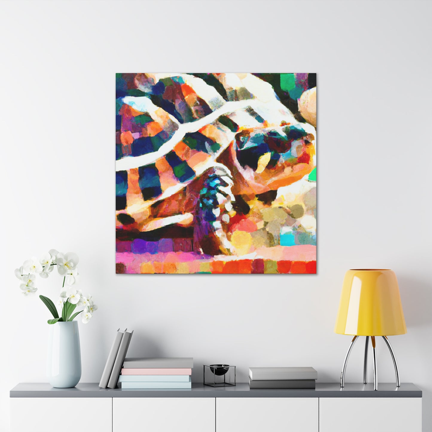 "Box Turtle Contemplation" - Canvas