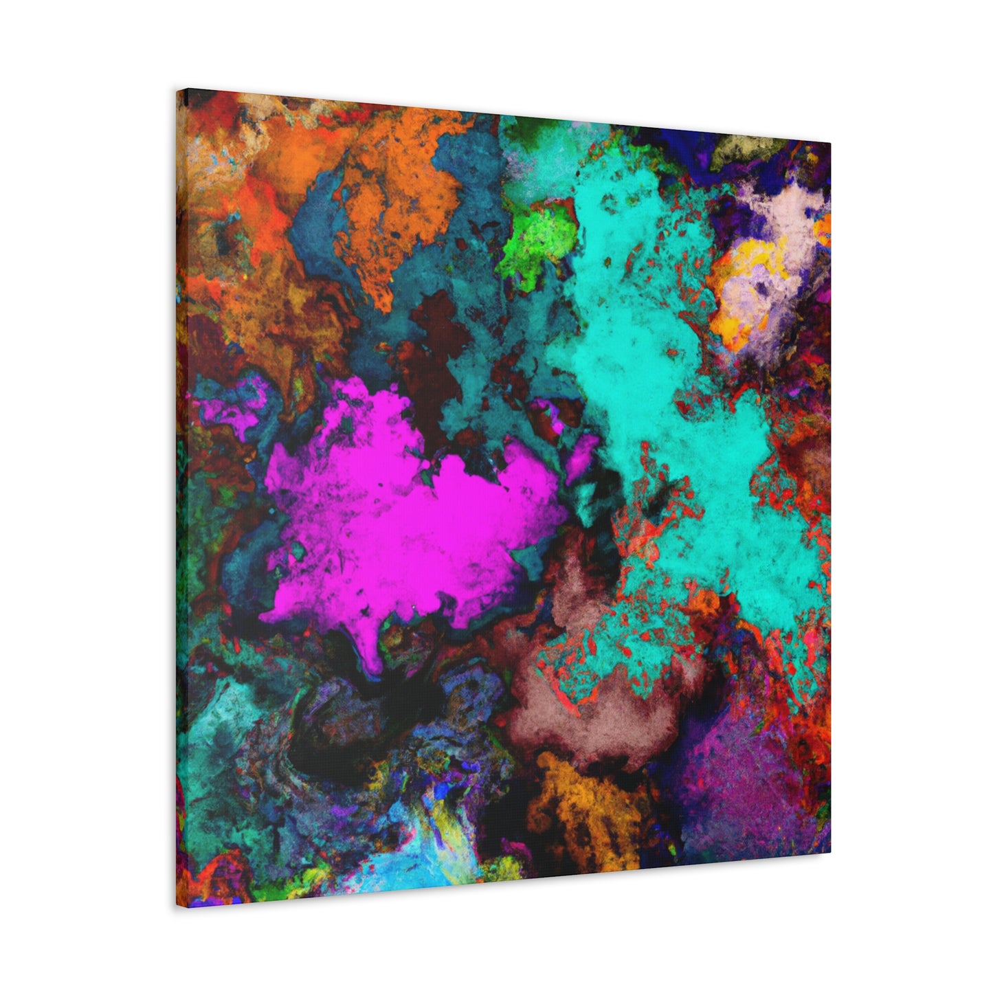 Radiating Hues Melody - Canvas