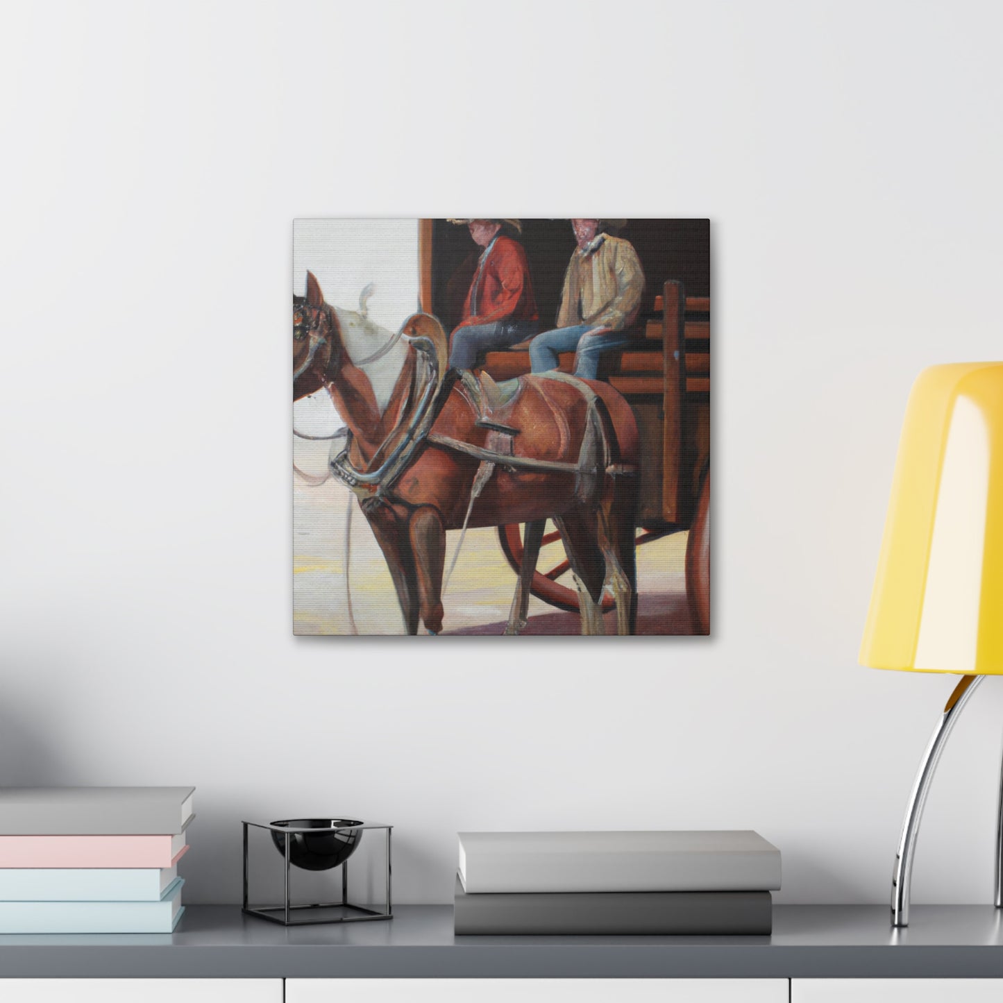 Stagecoach in Motion - Canvas