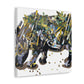 Rhinoceros: Abstracted - Canvas