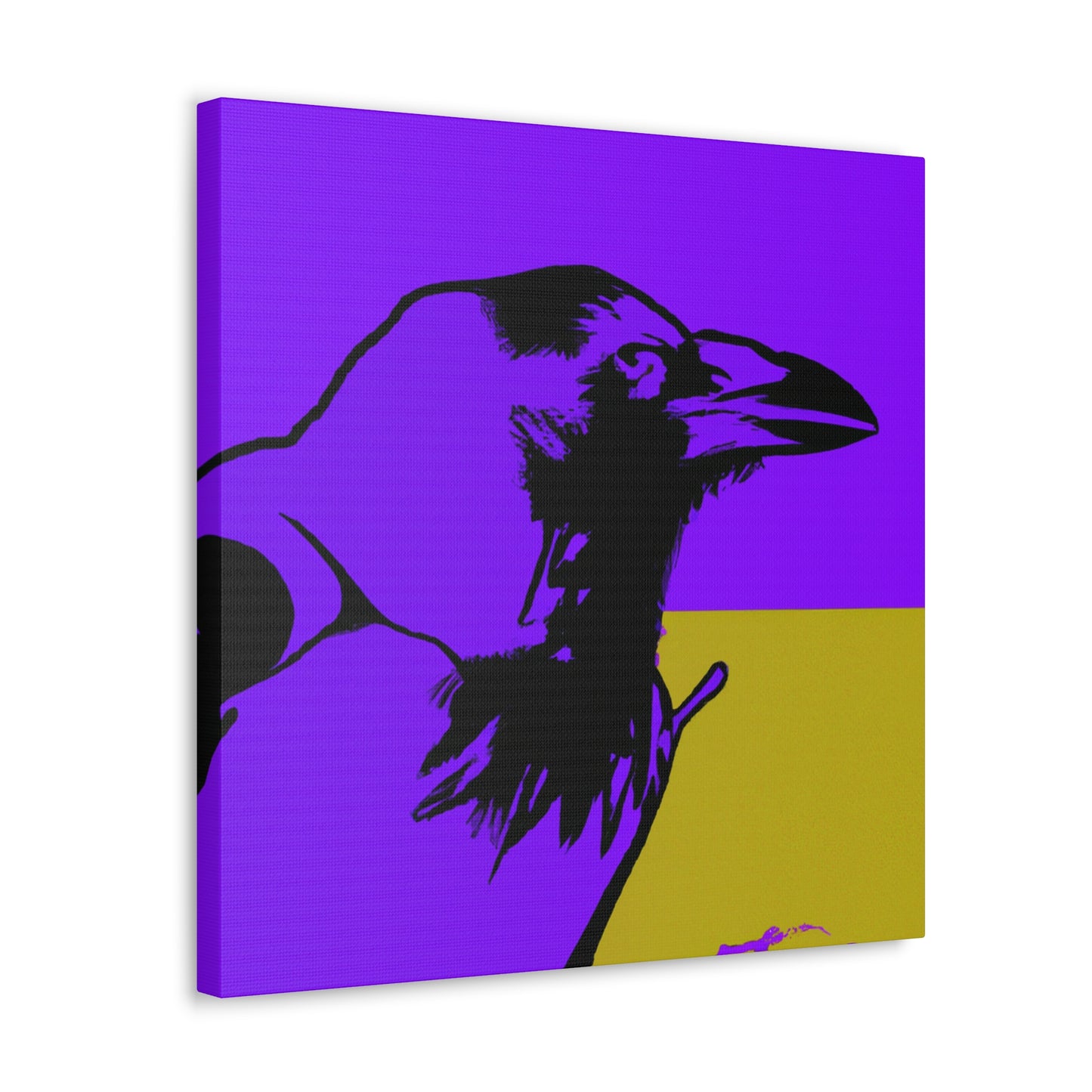 American Crow Pop Art - Canvas