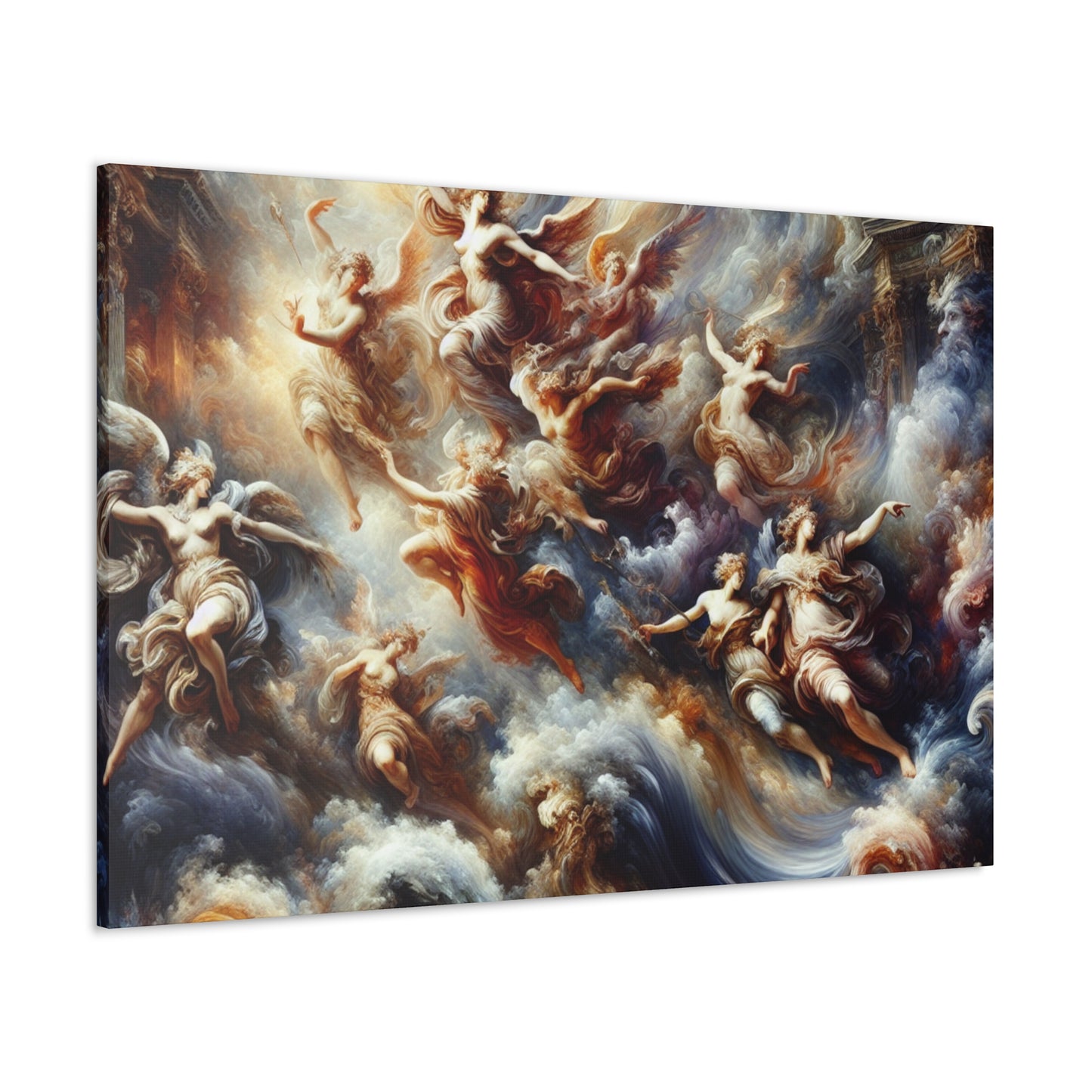 Ethereal Opulence Unveiled - Canvas