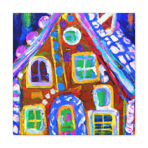 Gingerbread House Dreaming - Canvas