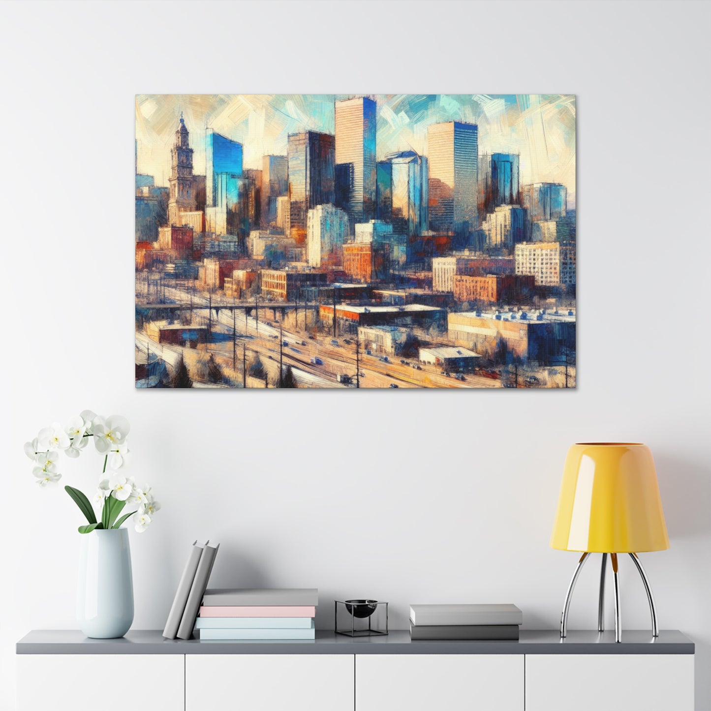 "Emerging Denver Dreamscape" - Canvas