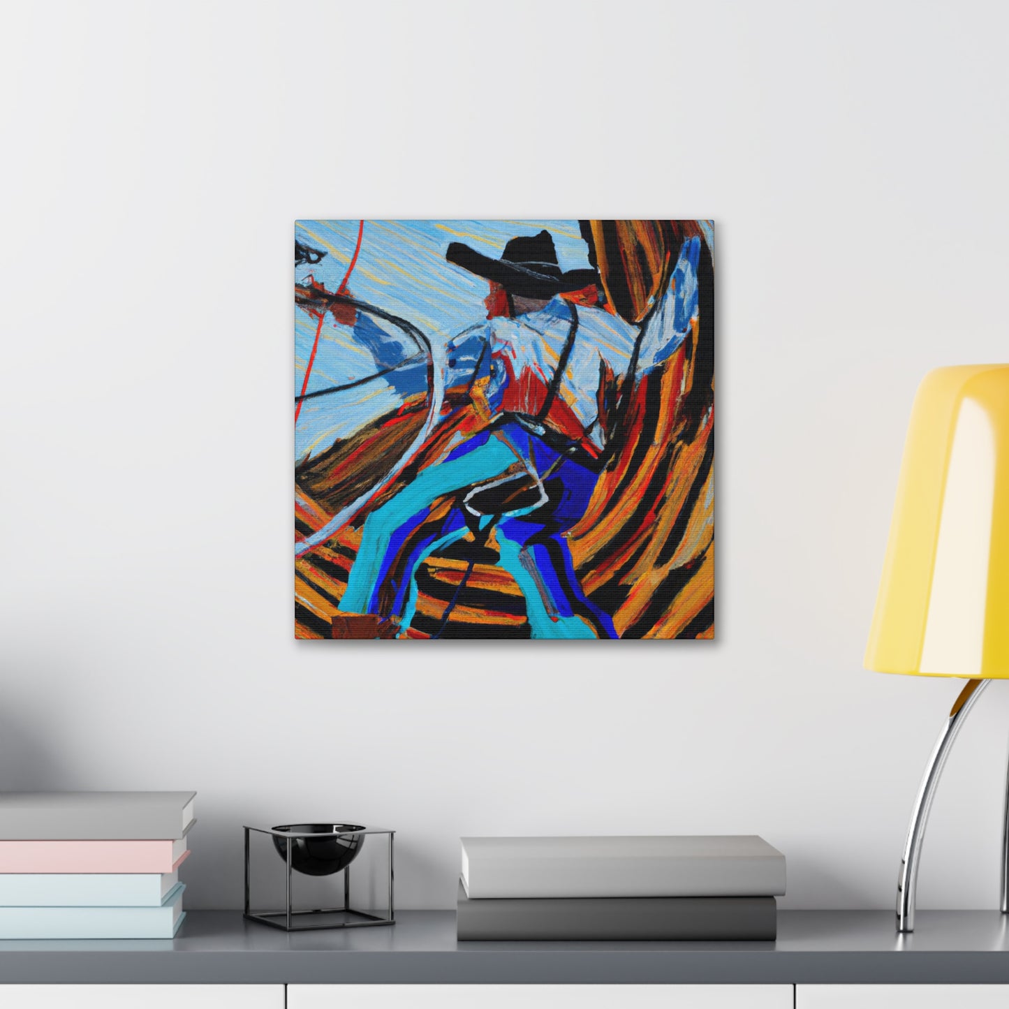 Lassoing Wild West Dreams - Canvas