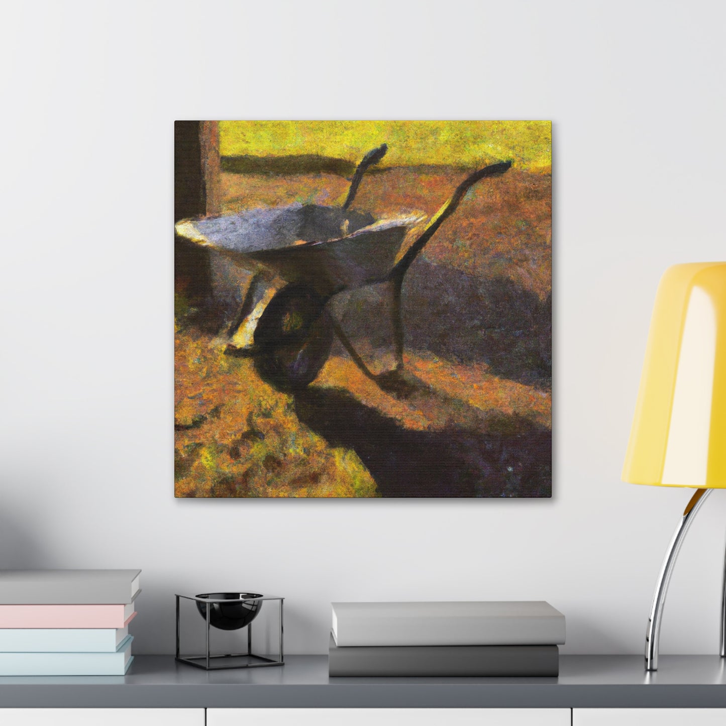 Wheelbarrow in Motion - Canvas