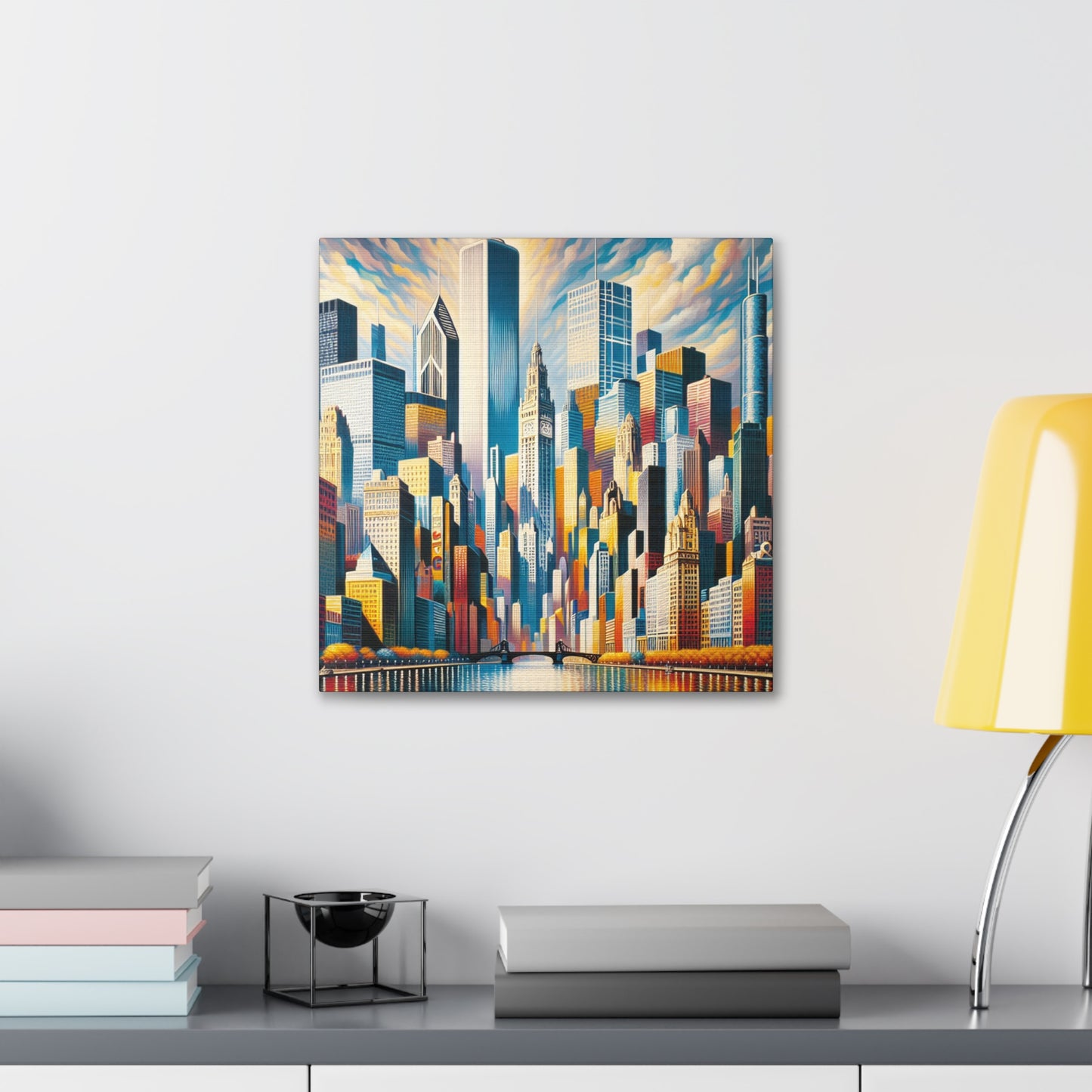 "Urban Vibrancy: Chicago Revived" - Canvas