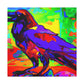 American Crows in Flight - Canvas