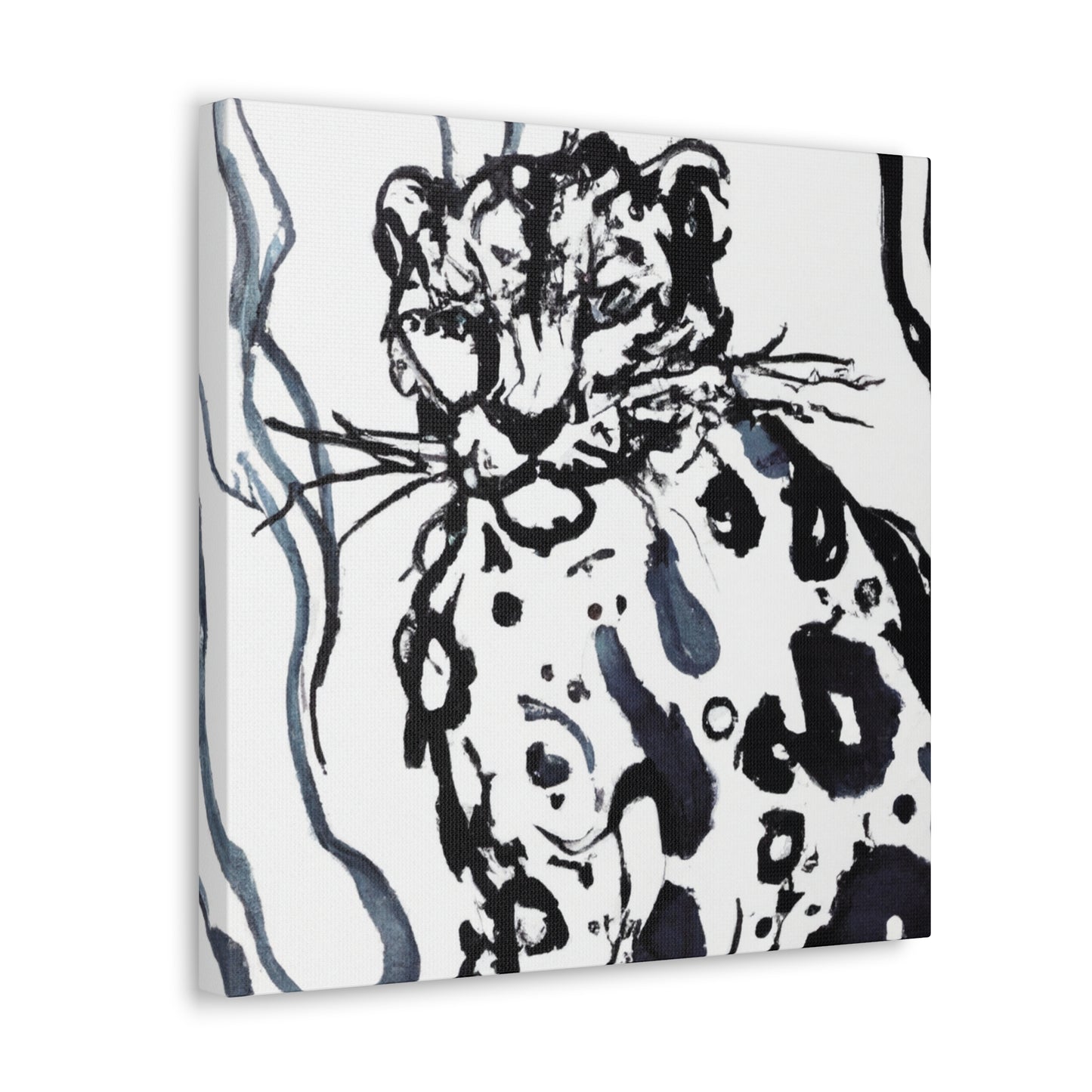 Snow Leopard Splendor - Canvas