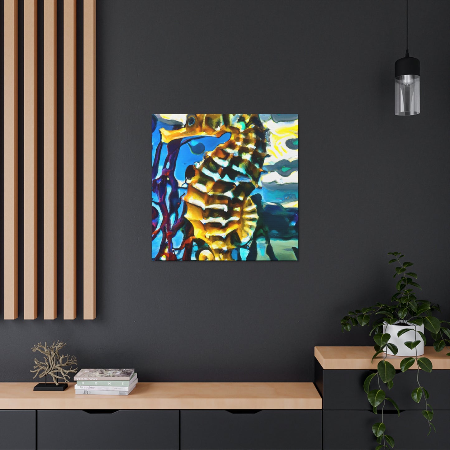 "Seahorse in Surreality" - Canvas