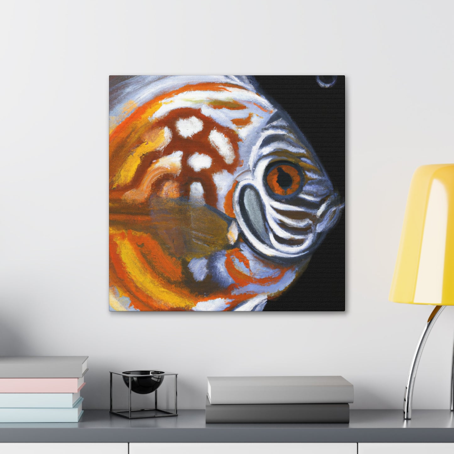 Discus in Hyperrealism - Canvas