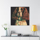 English Springer Spaniel-portrait - Canvas