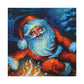 Santa Claus Returns Home - Canvas