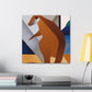 Wallaby in Art Deco - Canvas