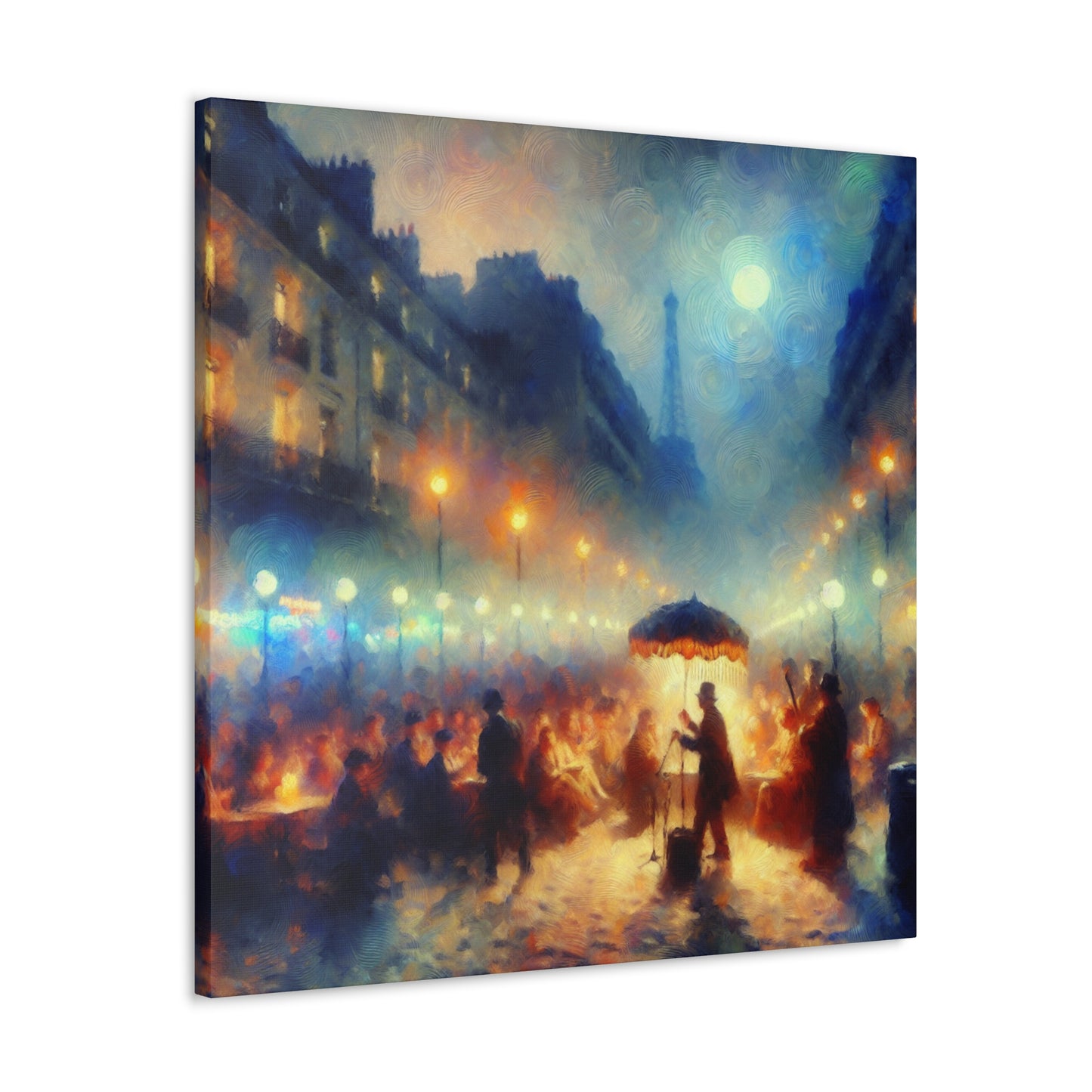 Whimsical Urban Serenade - Canvas