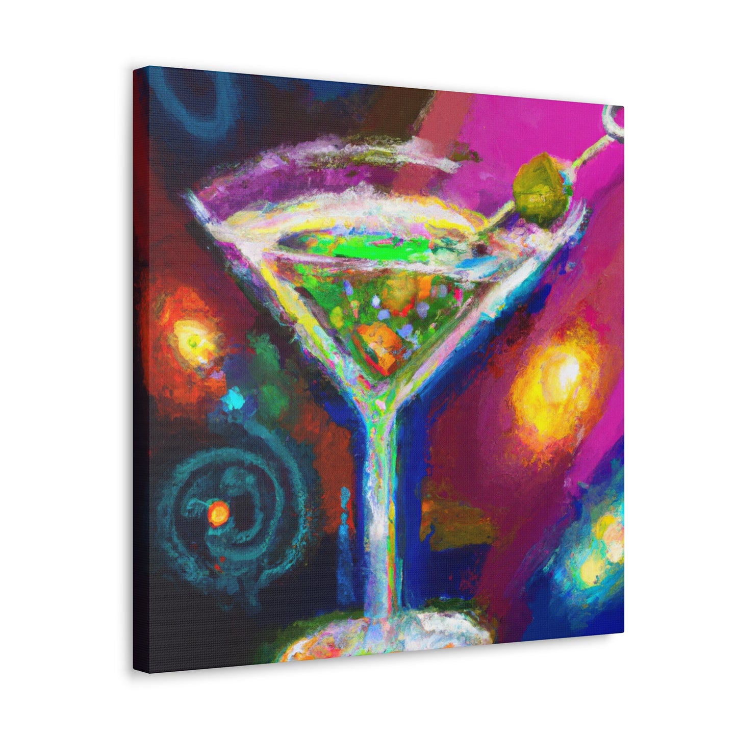 Martini-Themed Baroque - Canvas