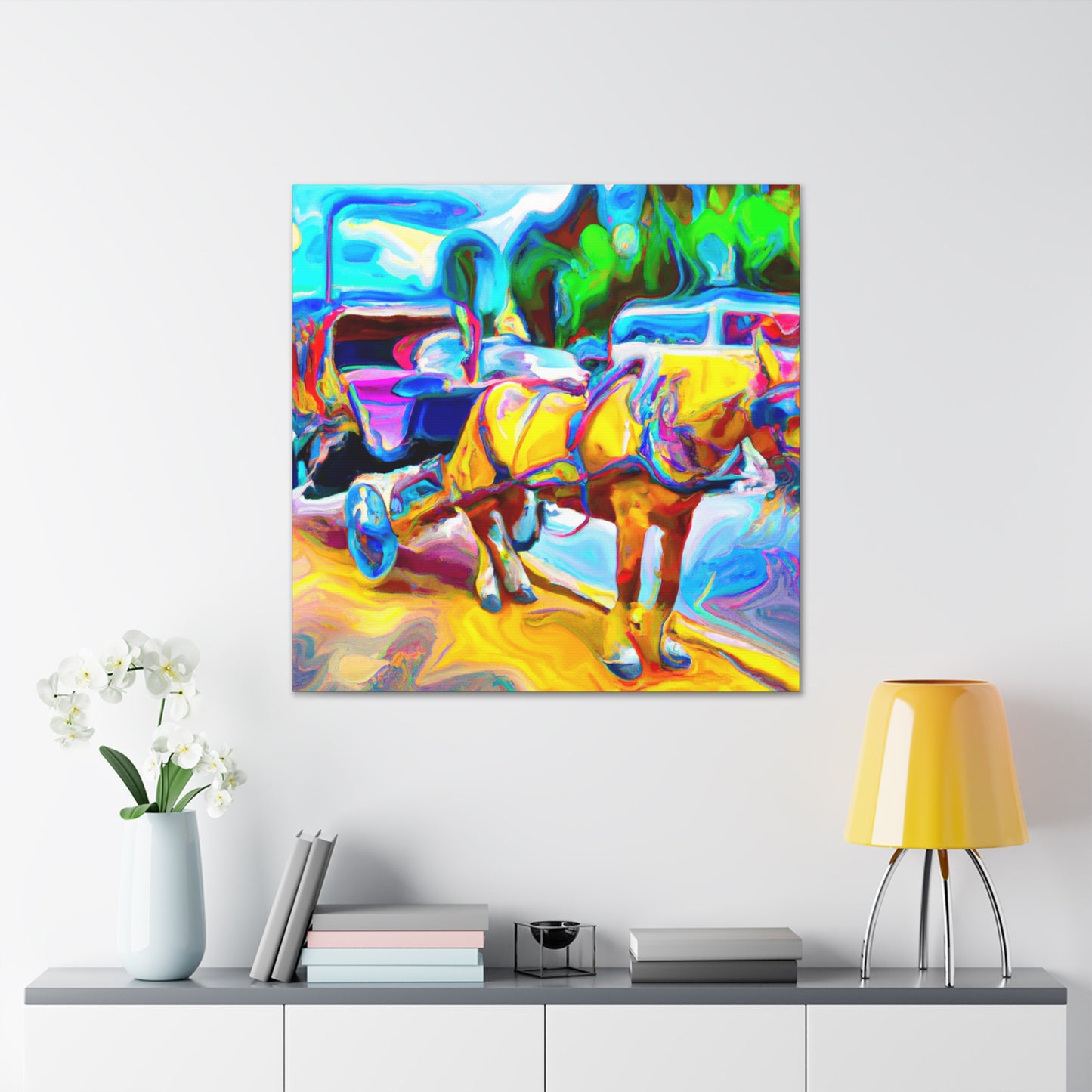 "Chariot of Elegance" - Canvas