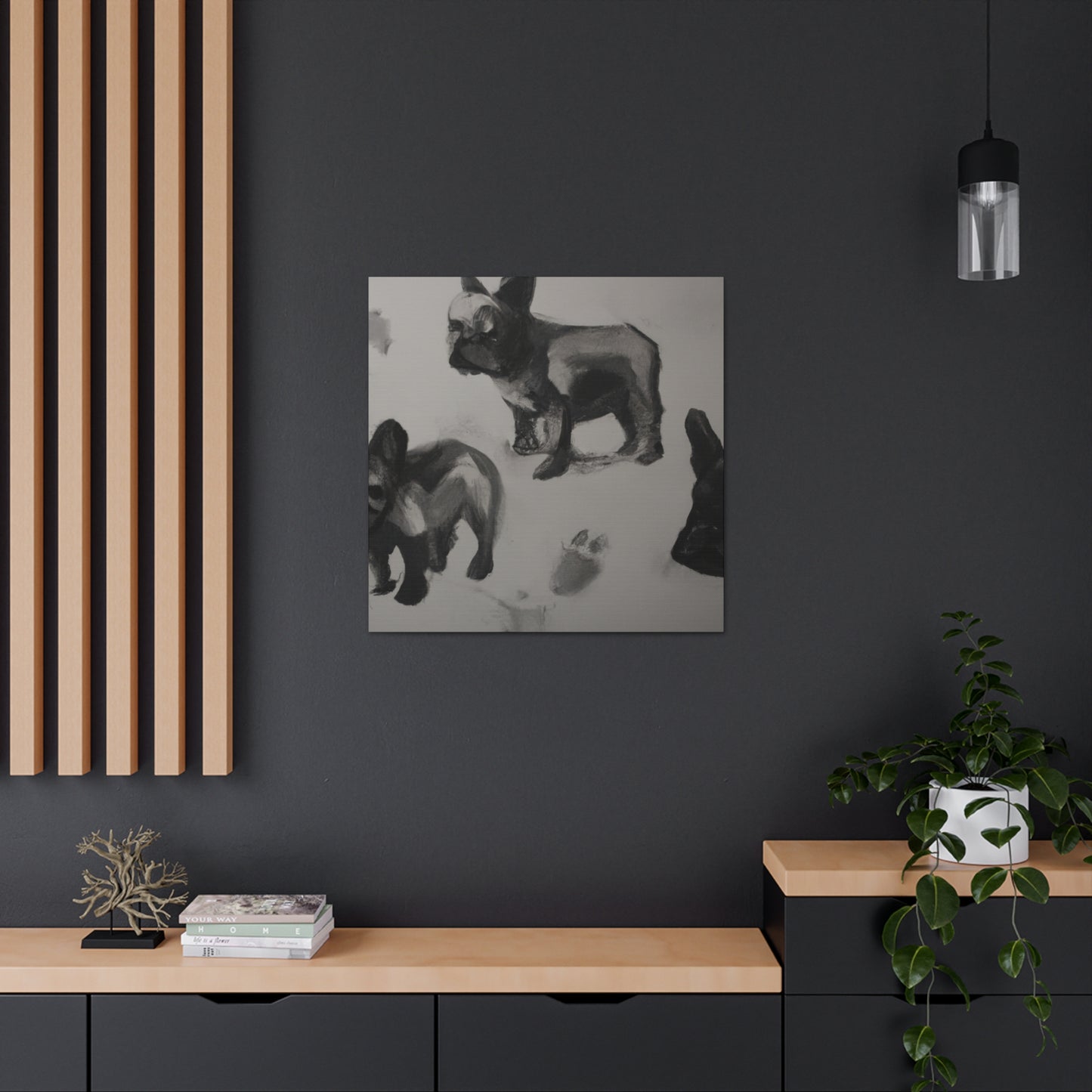 French Bulldog Majesty - Canvas