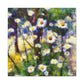 Daisy in Splendour. - Canvas