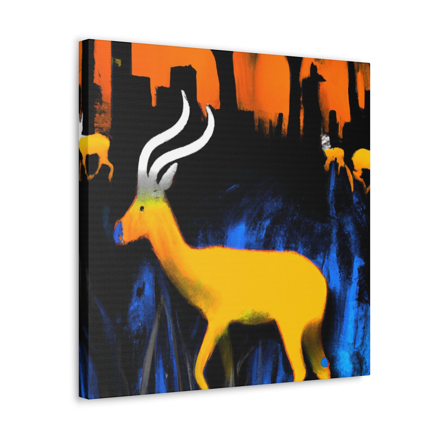 Gazelle Sunlit Majesty - Canvas