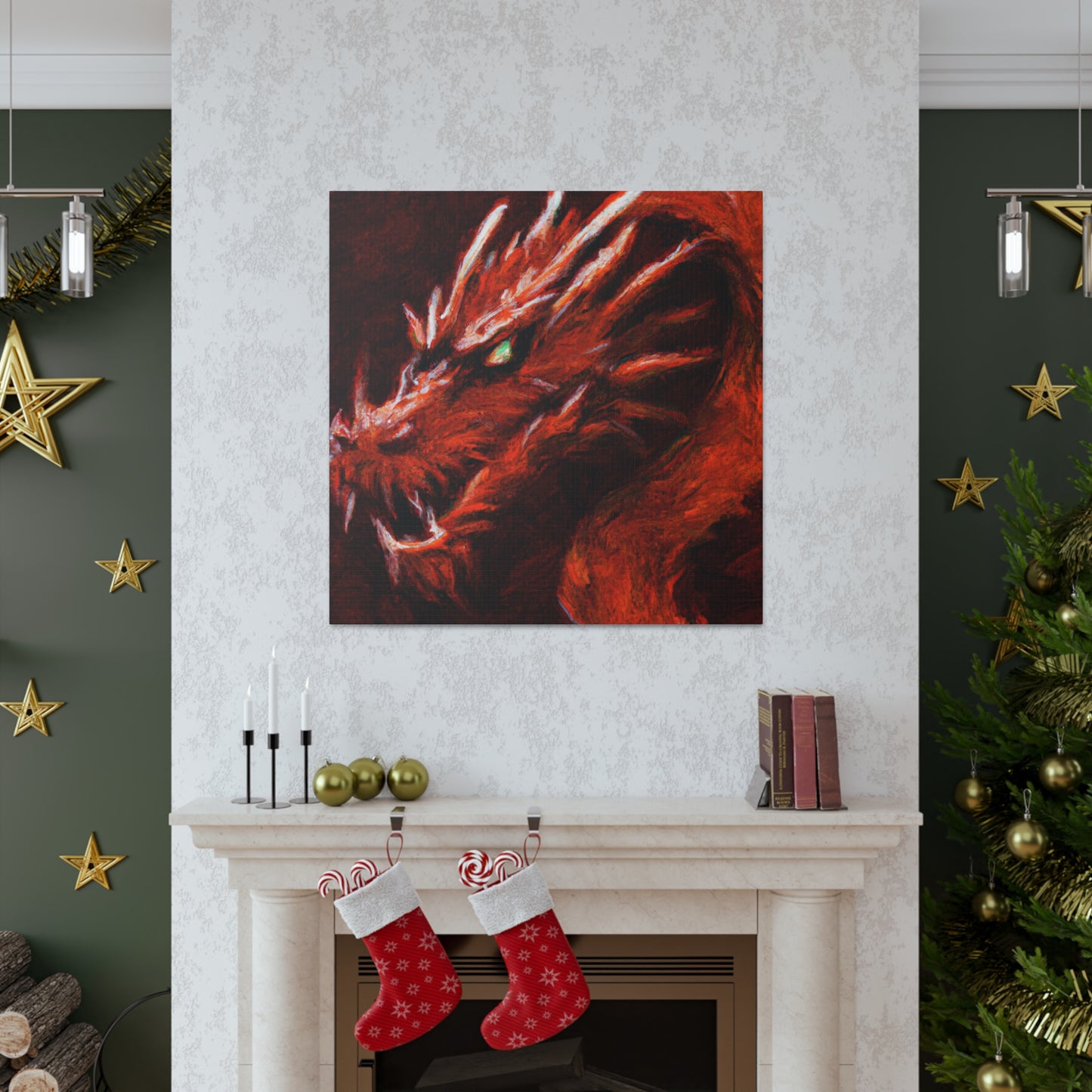 "Dragon's Majestic Majesty" - Canvas