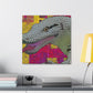 Komodo Dragon Awakening - Canvas