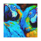 Colorful Macaw Wonders - Canvas