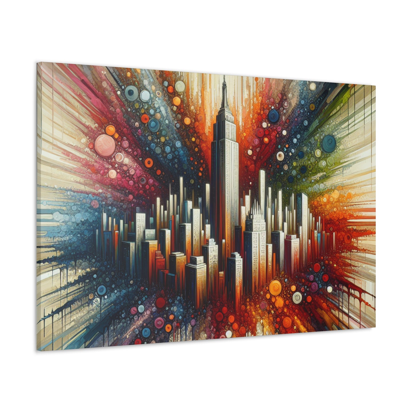 "Urban Rhythm Elegance" - Canvas