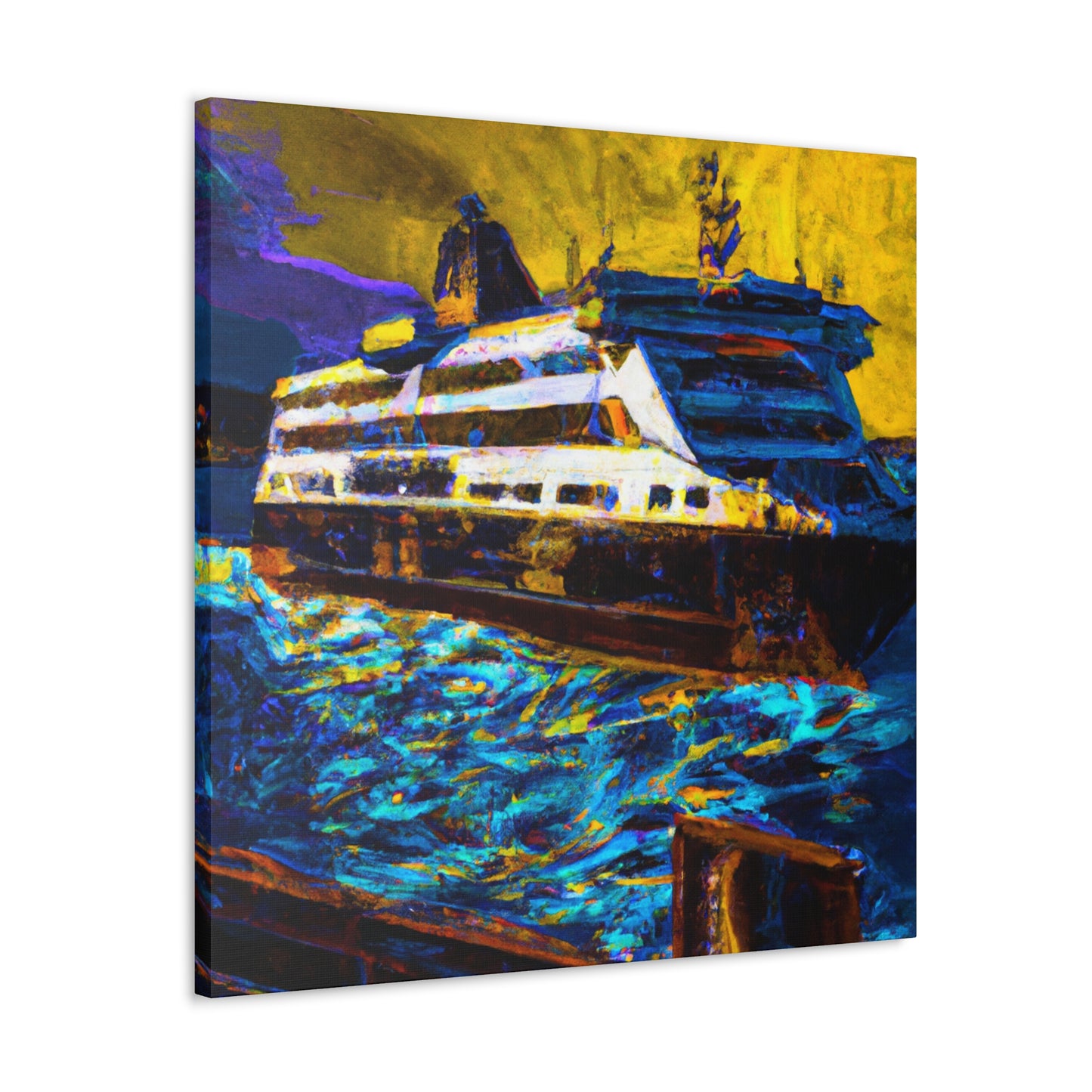 Ferry Through Time Art - Canvas